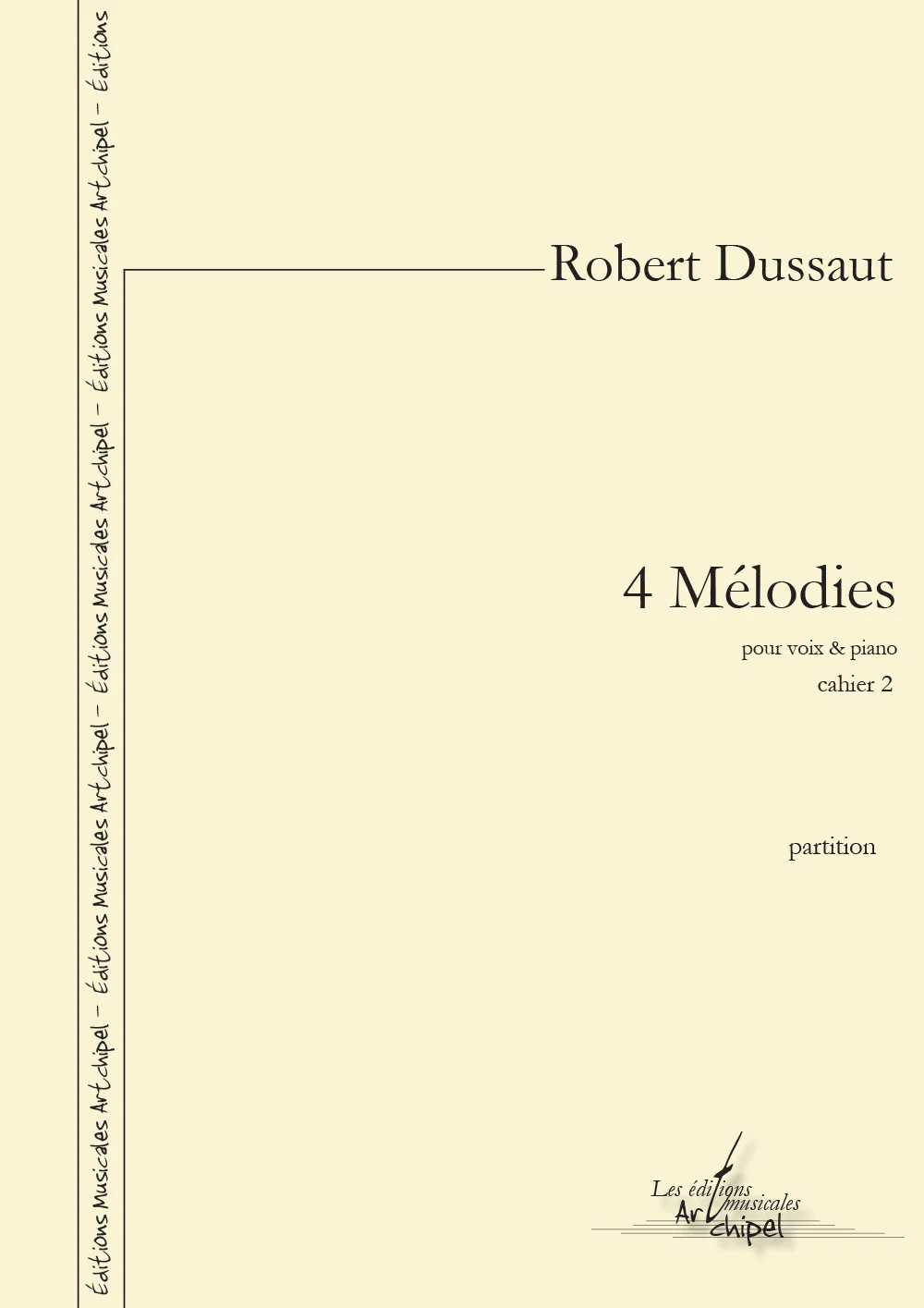 4 Mélodies (cahier 2)