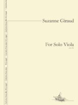 For Solo Viola