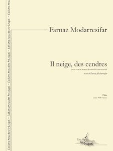 Il neige, des cendres